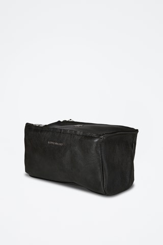 Sac bandoulière en cuir Pandora Basic - Noir