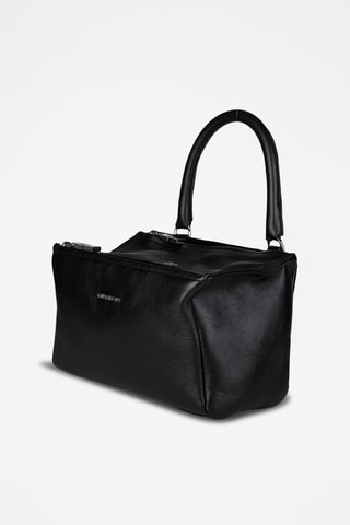 Sac à main en cuir Pandora Basic - Noir