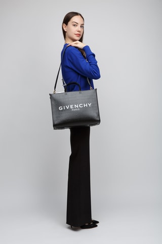 Sac à main G-Tote 4G Monogram Medium - Noir