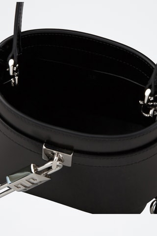 Sac seau en cuir Shark Lock Bucket Basic - Noir