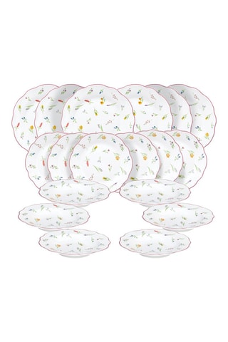 Serviço em porcelana Cappettata Millefiori - 18 peças
