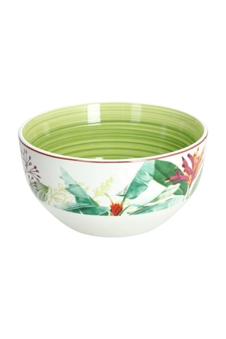 6 tigelas em porcelana Madison Tropicalia - 14 x 7 cm
