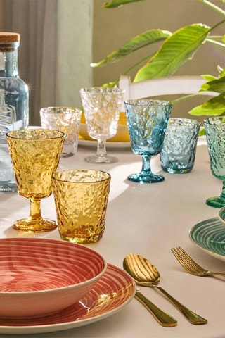 6 copos com pé Elsa - 27 cl