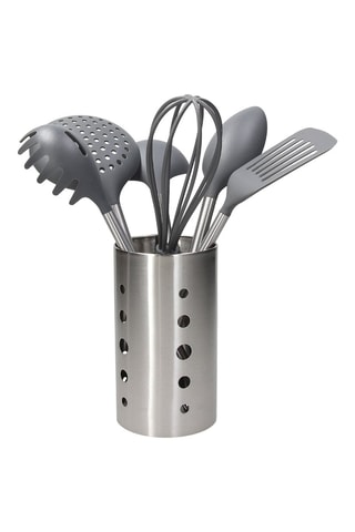 6 utensílios de cozinha em aço inoxidável Mythos