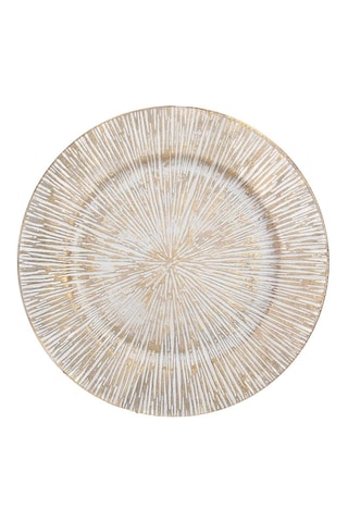 6 bases de pratos Eclat - Dourado - 33 cm