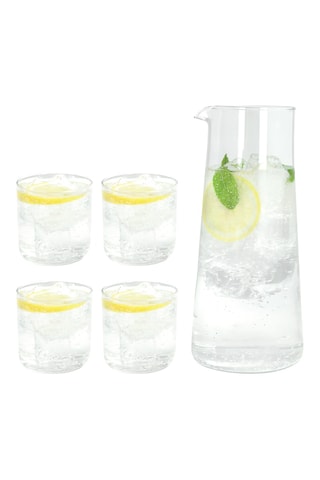 Serviço de copos em vidro borossilicato Lyra - 5 peças