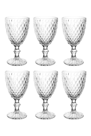 6 copos de pé Diamond - 30 cl