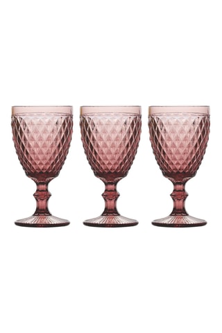 3 copos de vinho Diamond - 30 cl