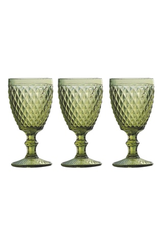 3 copos de vinho Diamond - 30 cl