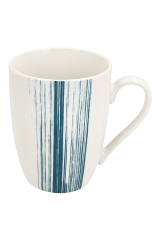 6 canecas em porcelana Iris - 32 cl