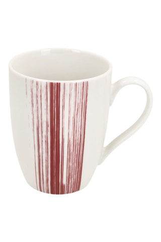 6 canecas em porcelana Iris - 32 cl