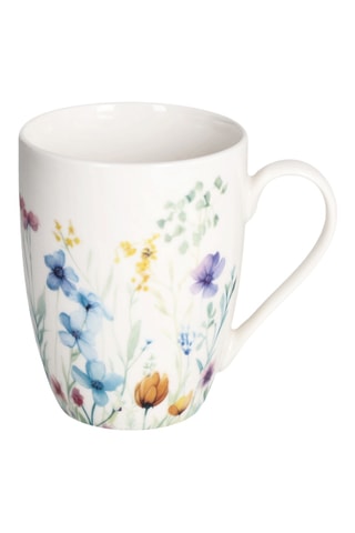 6 canecas em porcelana Iris - 32 cl
