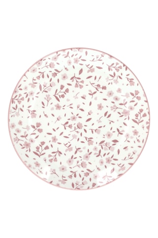 6 pratos para sobremesa em porcelana Cottage - 19 x 2,5 cm