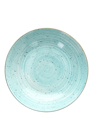 6 pratos fundos em porcelana Bamboo - 20,5 cm