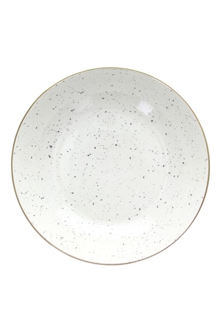 6 pratos fundos em porcelana Bamboo - 20,5 cm