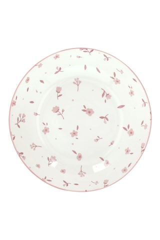 6 pratos fundos em porcelana Cottage - 20 x 4,5 cm