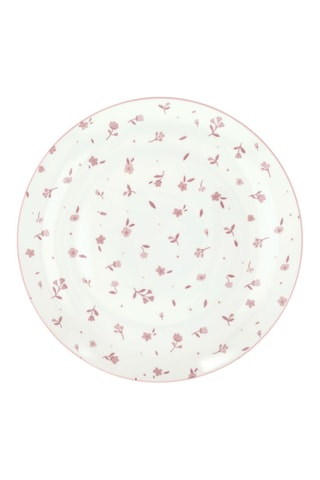 6 pratos rasos em porcelana Cottage - 27 x 2,5 cm