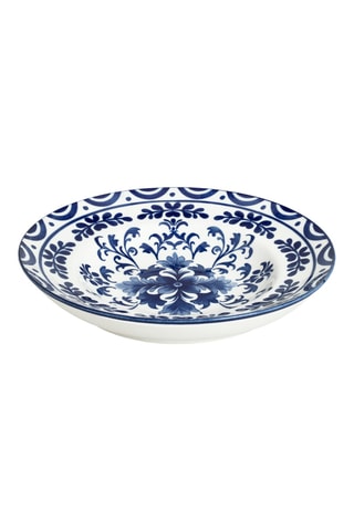 6 pratos fundos em porcelana Madison - 27 x 6 cm