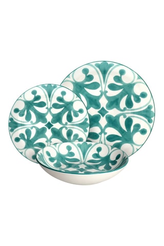 Serviço em porcelana Majolica - 18 peças