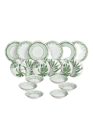 Serviço em porcelana Rio Verde - 18 peças
