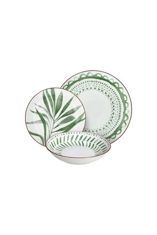 Serviço em porcelana Rio Verde - 18 peças