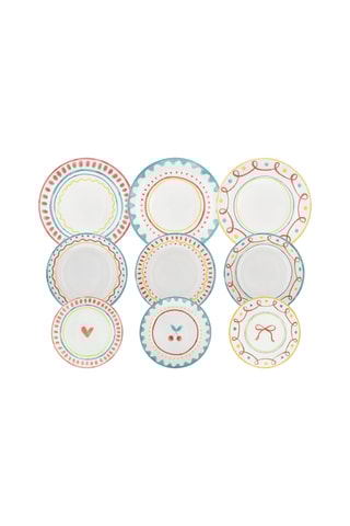 Serviço em porcelana Cherry Pop - 18 peças