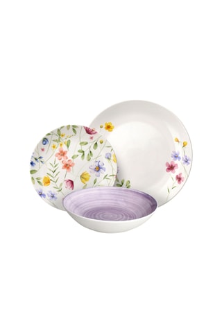 Serviço em porcelana Petals - 18 peças