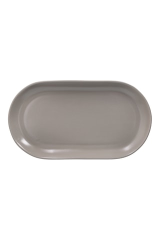 Travessa de serviço em grés Tortora - 24 x 13 x 2,5 cm