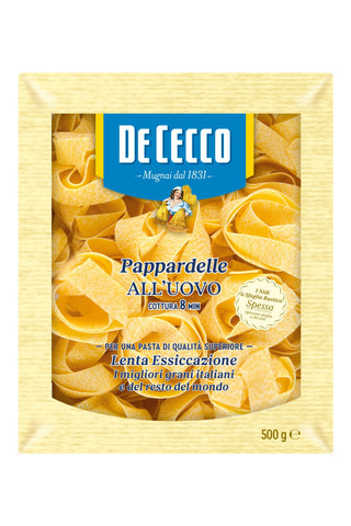 8 x Pappardelle al huevo - 500 g