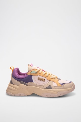 Sapatilhas em nobuck - Bege