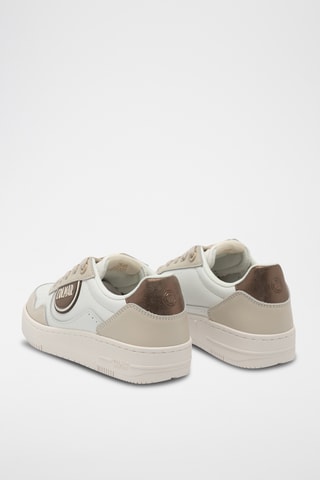 Sapatilhas em nobuck - Bege