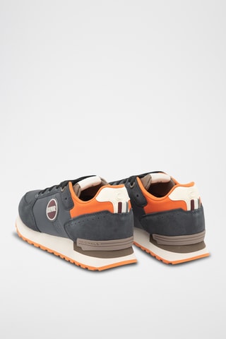 Sapatilhas em nobuck - Azul-marinho