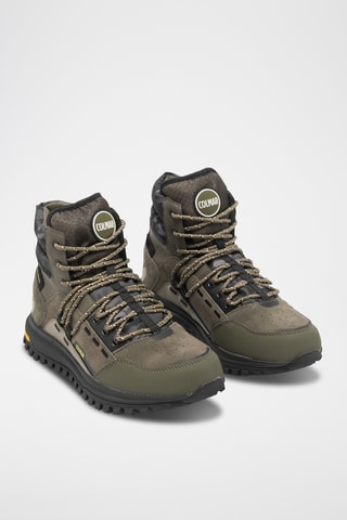 Sapatos de caminhada em couro - Caqui