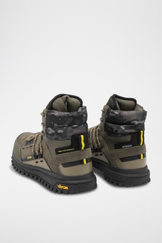 Sapatos de caminhada em couro - Caqui