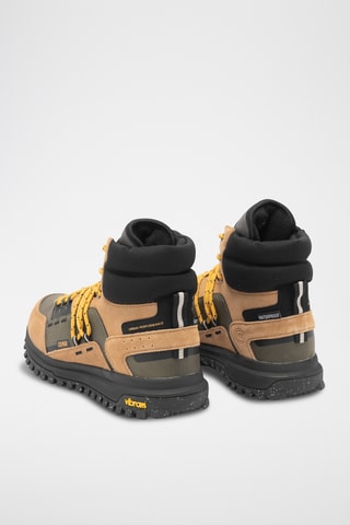 Botins em couro - Castanho