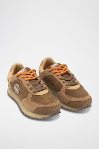 Sapatilhas em nobuck - Castanho