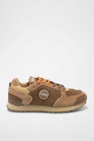 Sapatilhas em nobuck - Castanho