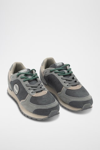 Sapatilhas em nobuck - Cinzento