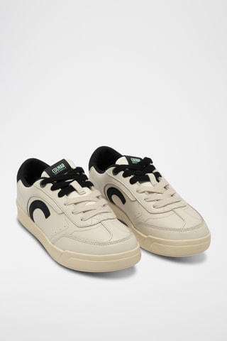 Sapatilhas em couro - Bege