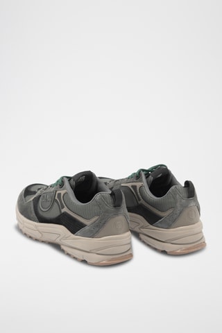 Sapatilhas em couro - Cinzento