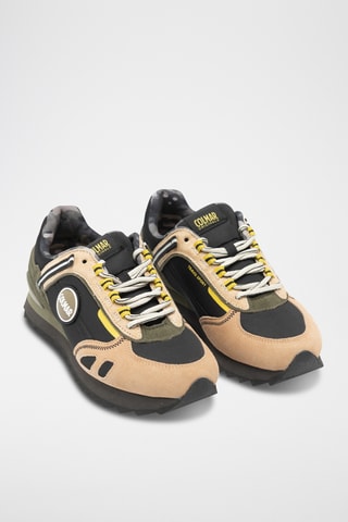 Sapatilhas em couro - Bege