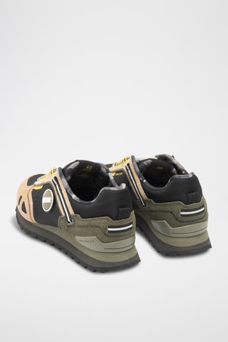 Sapatilhas em couro - Bege