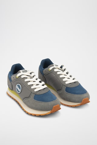 Sapatilhas em nobuck - Cinzento