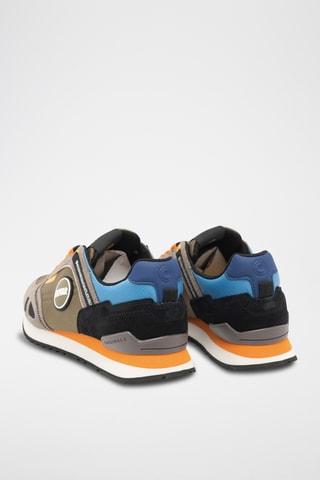 Sapatilhas em couro - Caqui