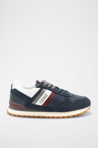 Sapatilhas em couro - Azul-marinho