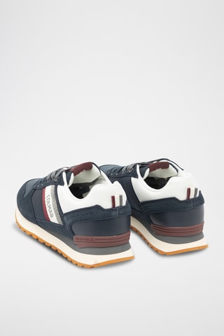 Sapatilhas em couro - Azul-marinho