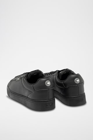Zapatillas de piel - Negro