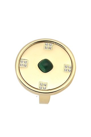 Bague Large - Malachite