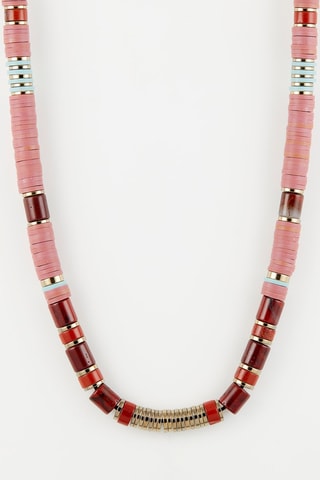Collier - Rouge et rose