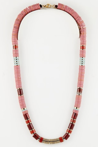 Collier - Rouge et rose